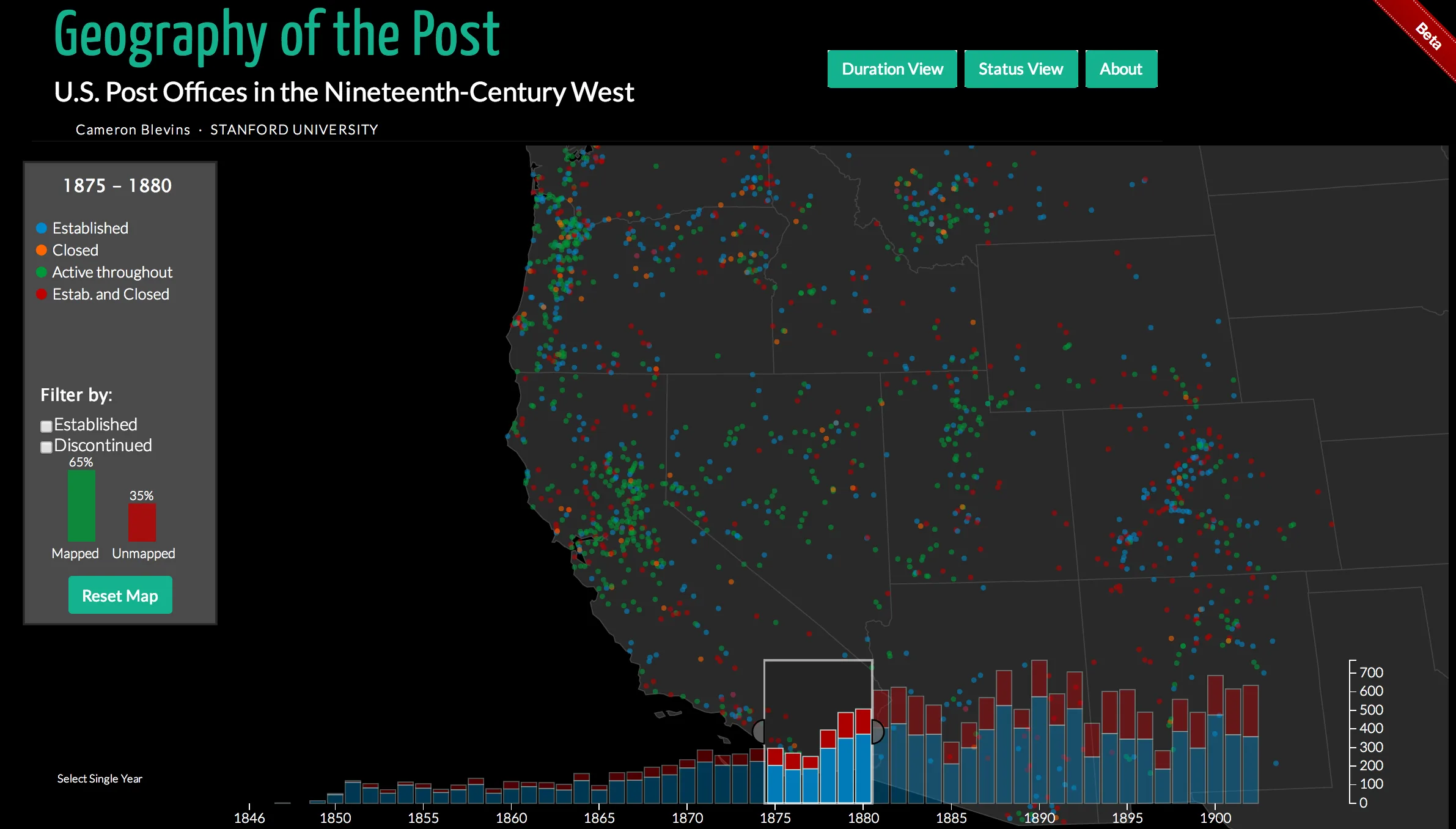 Geography of the Post